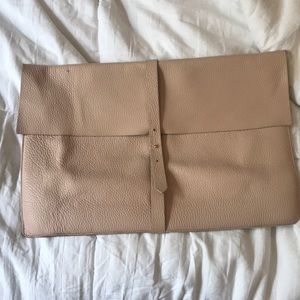 Cuyana Italian leather laptop sleeve